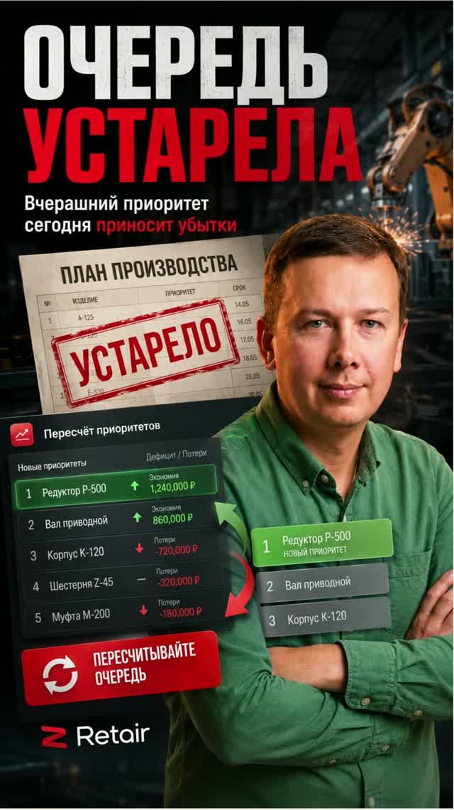 Очередь устарела Вчерашний приоритет сегодня приносит убытки