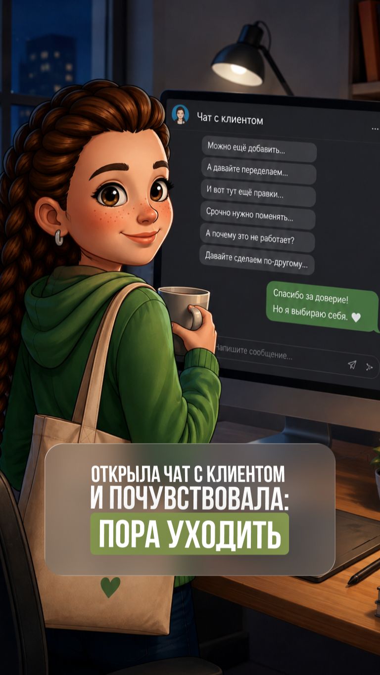 Открыла чат с клиентом и почувствовала: пора уходить.