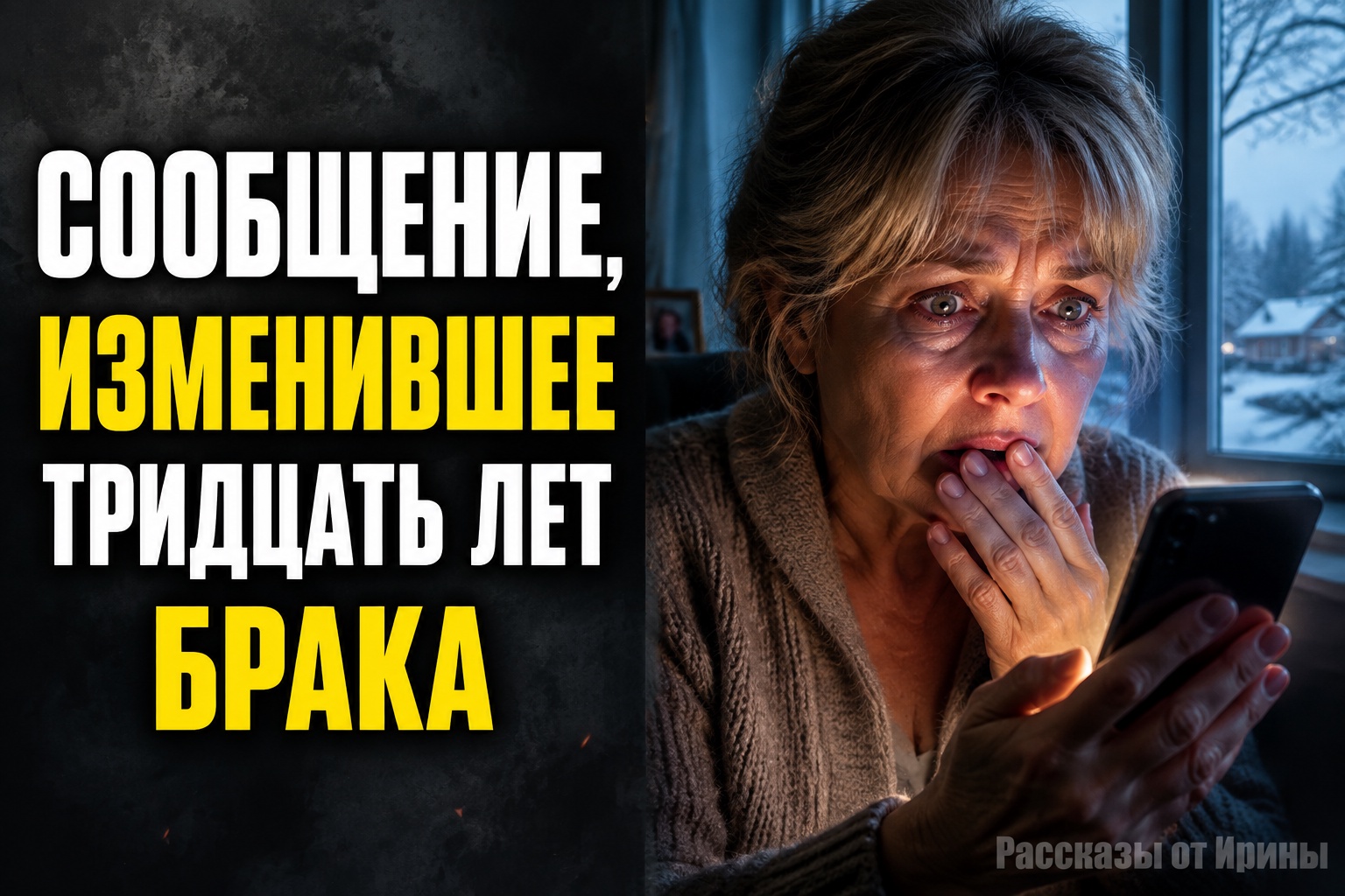 Сообщение о папе разрушило тридцать один год брака