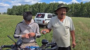 Вкусный обед среди полей, свежий воздух и неожиданная травма сына без аптечки.
