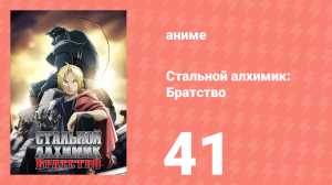 Стальной алхимик: Братство 41 серия «Бездна» (аниме-сериал, 2009)
