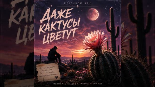 Даже кактусы цветут