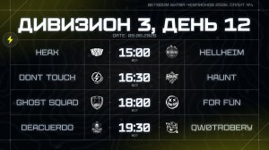 BETBOOM Битва Чемпионов: Сплит #4 | Дивизион 3 | День 12