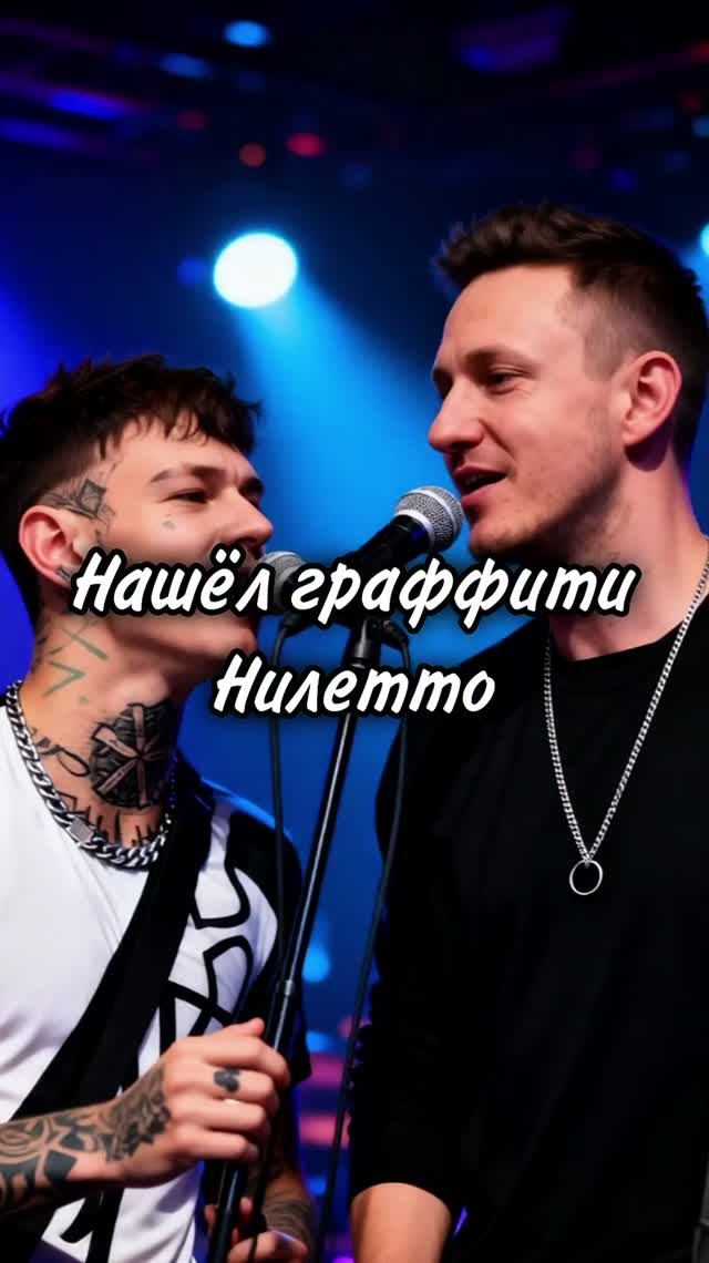 Нашёл граффити Нилетто