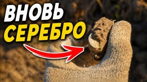 Поиск монет и кладов на урочище после культивации