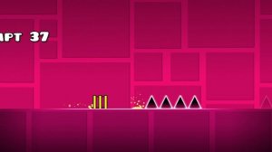 играю в геометридеш и прохужу уровень из прошлой части