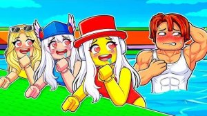 🏊♂️👙😳 ЕДИНСТВЕННЫЙ ПАРЕНЬ НА БАССЕЙН-ПАТИ У ODER 🏊♂️👙😳  ВЕЧЕРИНКА У БАССЕЙНА РОБЛОКС