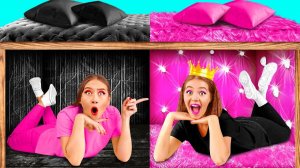 Секретный Домик Под Кроватью # Богатая vs Бедная Смешные Cитуации