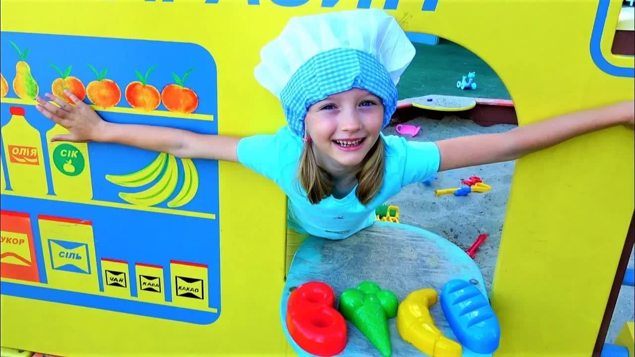 Polina Pretend Play Shopping With Sand Molds Play Set And Baby Dolls