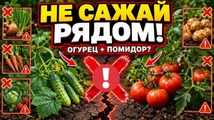 Эти овощи убивают урожай друг друга! Что нельзя сажать рядом никогда!