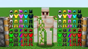 Все новые брони и 99 железных големов вместе 😱⚡
