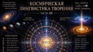 Космическая Лингвистика Творения Часть 4 В