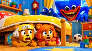 😳МЫ СПРЯТАЛИСЬ В СЕКРЕТНОМ МЕСТЕ ОТ ХАГГИ ВАГГИ в СУПЕР МИШКА! SUPER BEAR ADVENTURE