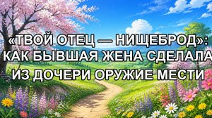 «ТВОЙ ОТЕЦ — НИЩЕБРОД»: КАК БЫВШАЯ ЖЕНА СДЕЛАЛА ИЗ ДОЧЕРИ ОРУЖИЕ МЕСТИ