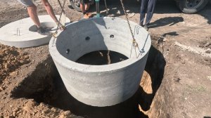 Лютая движуха на объекте. Обкапываем скважину