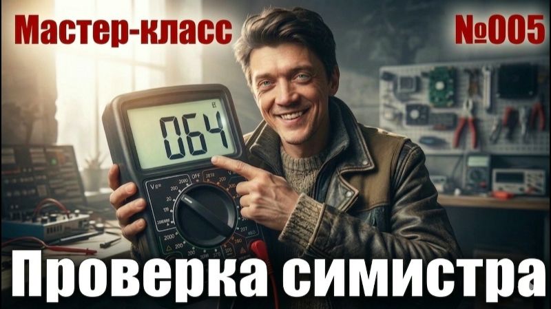 005 Электронные компоненты Как проверить симисторы с помощью мультиметра  BTA12, BTA08 600B