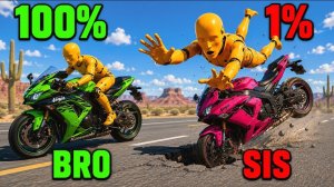 Семья проходит краш тест на машинах! BeamNG