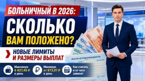 Больничный в 2026 году: сколько заплатят работающим пенсионерам и кому положена максимальная выплата