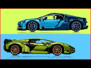 КОМПИЛЯЦИЯ LEGO TECHNIC 42115 Lamborghini Sián + 42083 Bugatti Chiron - РАСПАКОВКА