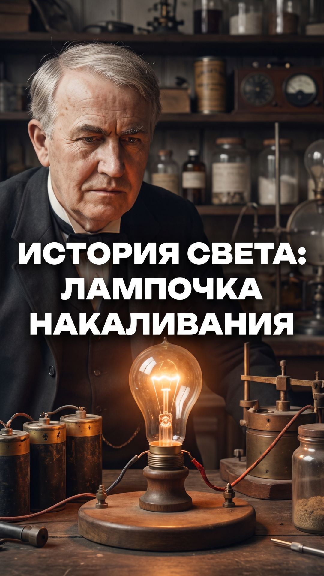 ИСТОРИЯ СВЕТА: Лампа накаливания