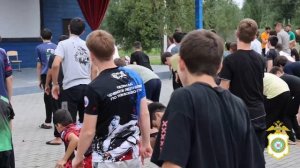 В Чечне титулованный спортсмен-полицейский провёл «Зарядку со стражем порядка» в детском лагере
