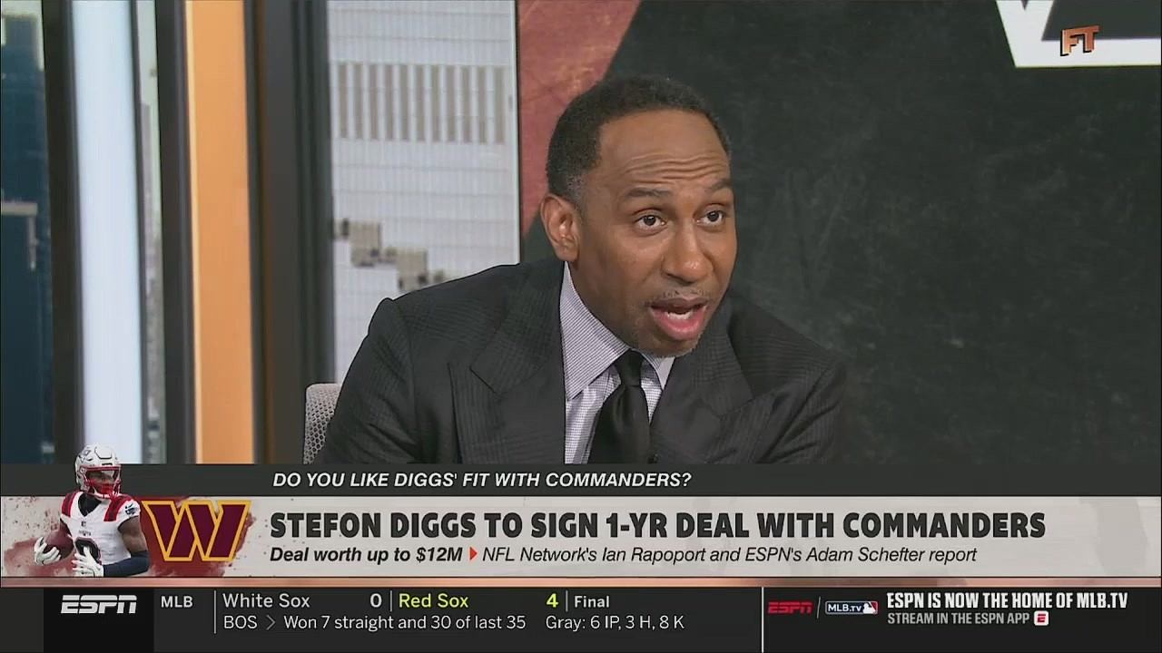 FIRST TAKE | Stephen A. Claims Stefon Diggs Gives The Commanders Another Major Offensive Weapon