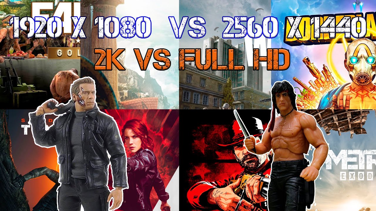 Битва разрешений. 2K Vs Full HD. В играх.