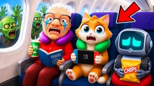 НАШ ОТПУСК ИСПОРТИЛО НАШЕСТВИЕ ЗОМБИ! (Я КОТ В VR)