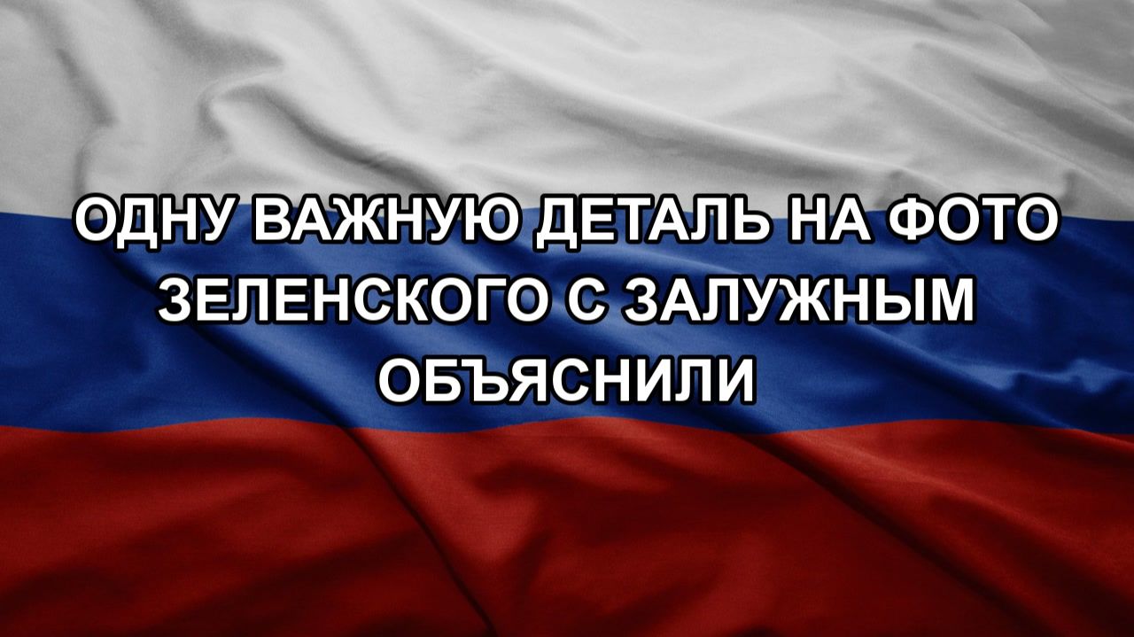 Одну важную деталь на фото Зеленского с Залужным объяснили