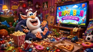 Буба повар, игры для детей.