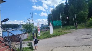 Паромная переправа в Дубну.