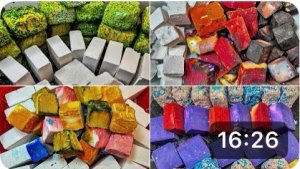 ASMR crush chalk 🌈(только хруст)