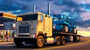 724 / ATS 1.60 / Freightliner FLB / Айдахо - Монтана.
