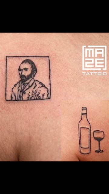 татуировка Ван Гог