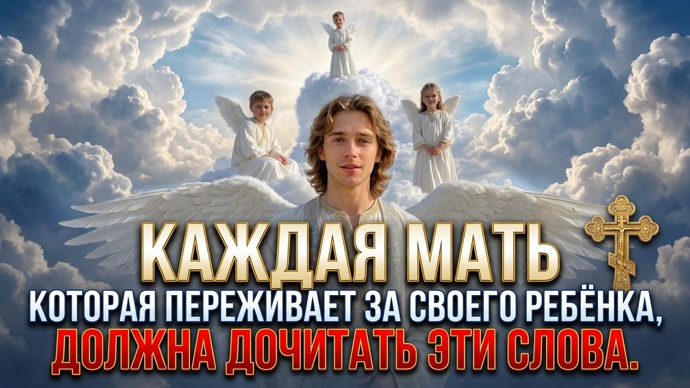 Каждая мать, которая переживает за своего ребёнка, должна дочитать эти слова.