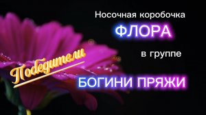 Носочная коробочка «ФЛОРА». Победители январь - июль #богинипряжи #вязаниеспицами #носочки
