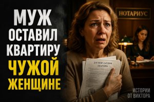 Муж завещал нашу квартиру чужой женщине