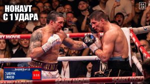 НОКАУТ С 1 УДАРА! Полный Бой Александр Усик vs Рико Верхувен / Aleksandr Usyk - Rico Verhoeven