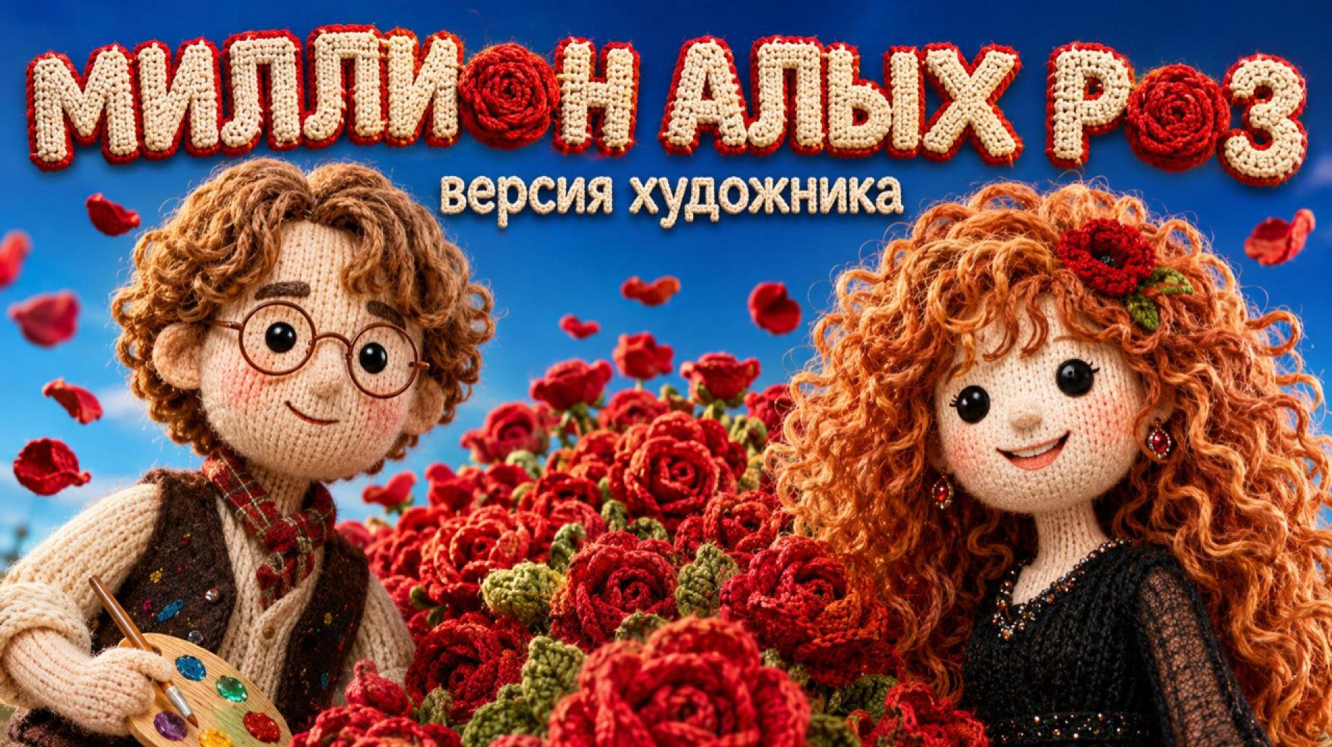 Он продал всё ради неё — «Миллион алых роз» | Версия художника