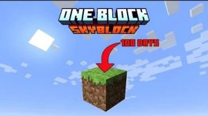 Играю в майнкрафт (One Block, PART 1)