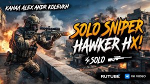 Warzone Solo Sniper Hawker HX