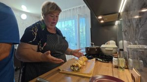 Хрустящий рулет из баклажанов и сыра. Отвечаем на вопросы. Ёжики  в духовке.