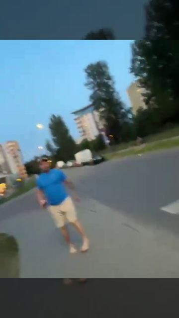 Поляк в Варшаве гоняется за украинцем