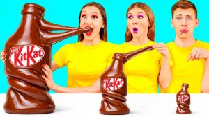 Большая, Средняя или Маленькая Тарелка Челлендж _ Вкусные Кухонные Идеи