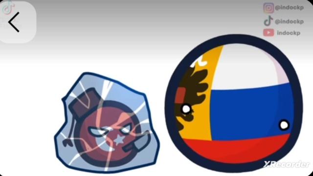 Countryballs.Русские морозы.