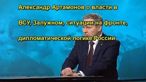 Александр Артамонов о власти в ВСУ, Залужном, ситуации на фронте, дипломатической логике Р