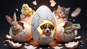 Шарик-сюрприз! Кто же там? 🐣 Расслабляющий Асмр для детей на ночь #Детям #Асмр #Ии