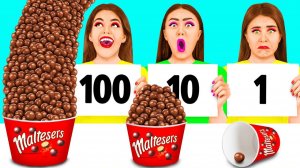 100 Слоев еды Челлендж # Смешные ситуации с едой