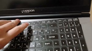Ноутбук Ardor G15 G17 снятие клавиатуры