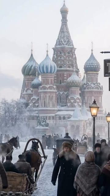 Москва без пробок. Без метро. Без неона. 1895 год.